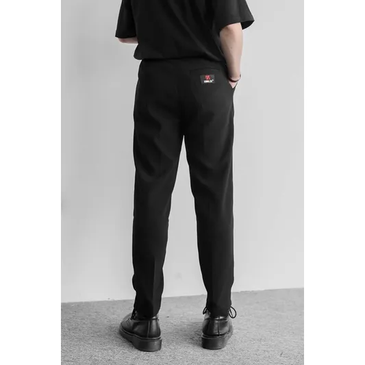 Ảnh Quần suông basic unisex Zune.zx đen trơn, Kuro pant 4