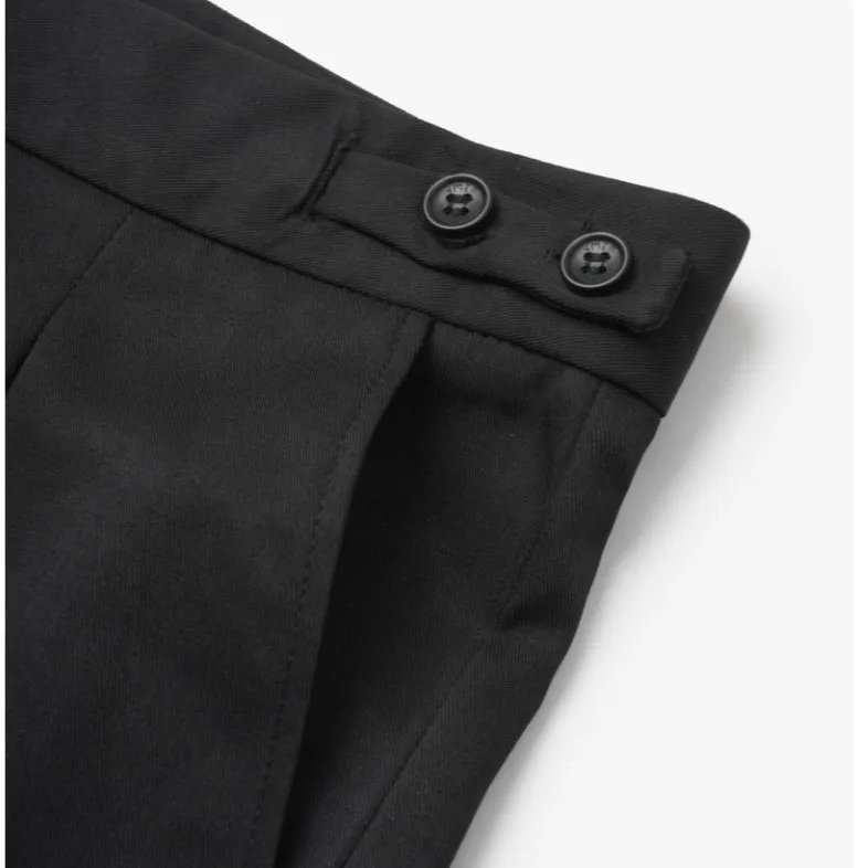 Ảnh Quần tây nam công sở sidetab 2 bên 4MEN QT067 vải co giãn cao cấp, form slimfit ôm cạp cao Hàn Quốc 3