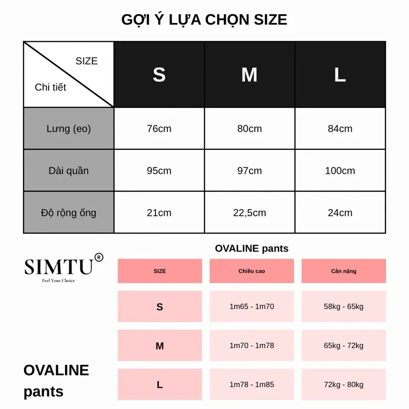 Ảnh Quần tây nam màu đen phối khoen cá tính SIMTU, chất liệu Kaki Thun cao cấp có độ bền cao, co giãn 2 chiều 1