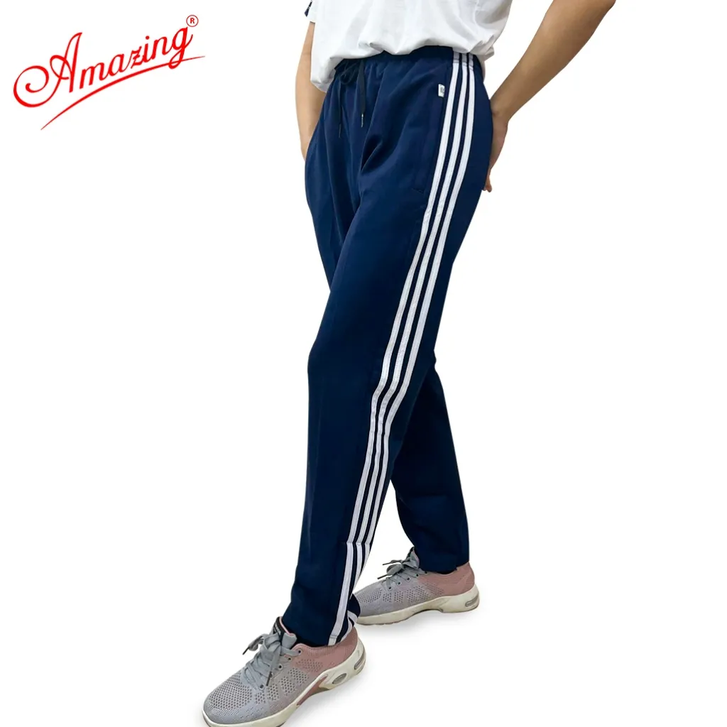 Ảnh Quần thun thể dục 3 sọc Amazing cho bé gái và bé trai, vải co giãn 4 chiều,dày, nặng tay, form body 1