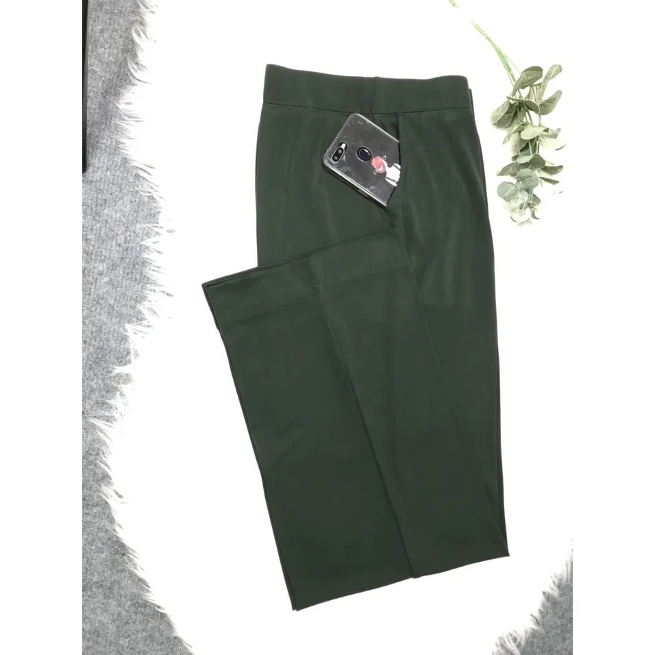 Ảnh Quần Trung Niên MAI THY Q009, Mẫu Quần Dài Chất Thun Cho Mẹ Phong Cách Tây Âu Sang Trọng | Thời Trang Trung Niên U50 3