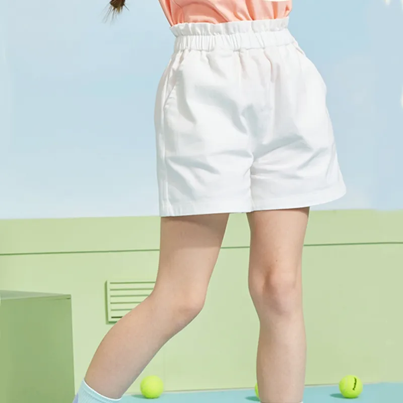 Ảnh Quần đùi bé gái BabyloveGO 2025 quần short cho bé chất kaki đứng form mềm mịn thoáng mát QT006 4