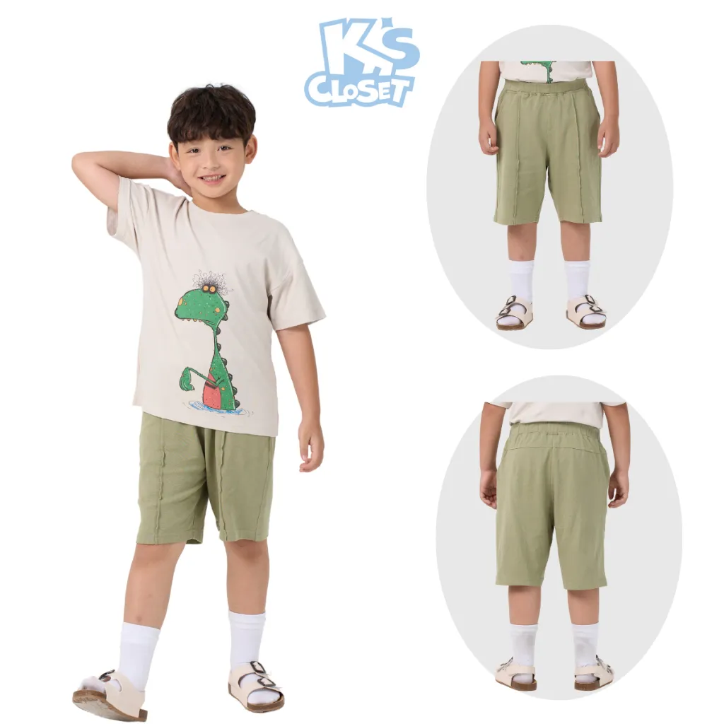 Ảnh Quần đùi bé trai  K'S CLOSET chất liệu thoáng mát, kiểu dáng năng động KT111THS /KT35THS /KT147THS/OL20FOS/KT163FOS 2
