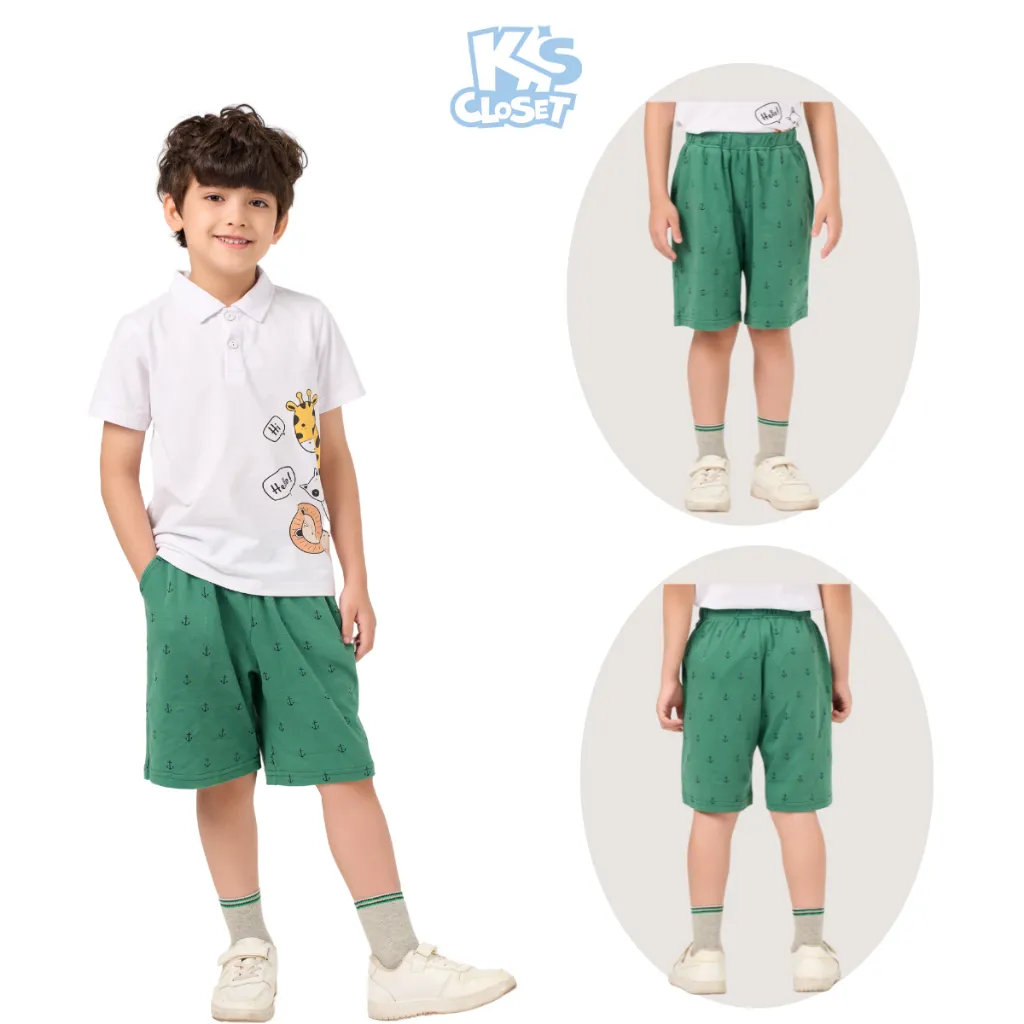 Ảnh Quần Đùi Dành Cho Bé Trai Và Bé Gái K'S CLOSET Chất Liệu Thoáng Mát KT37THS/KT339FOS/KT337FOS 3