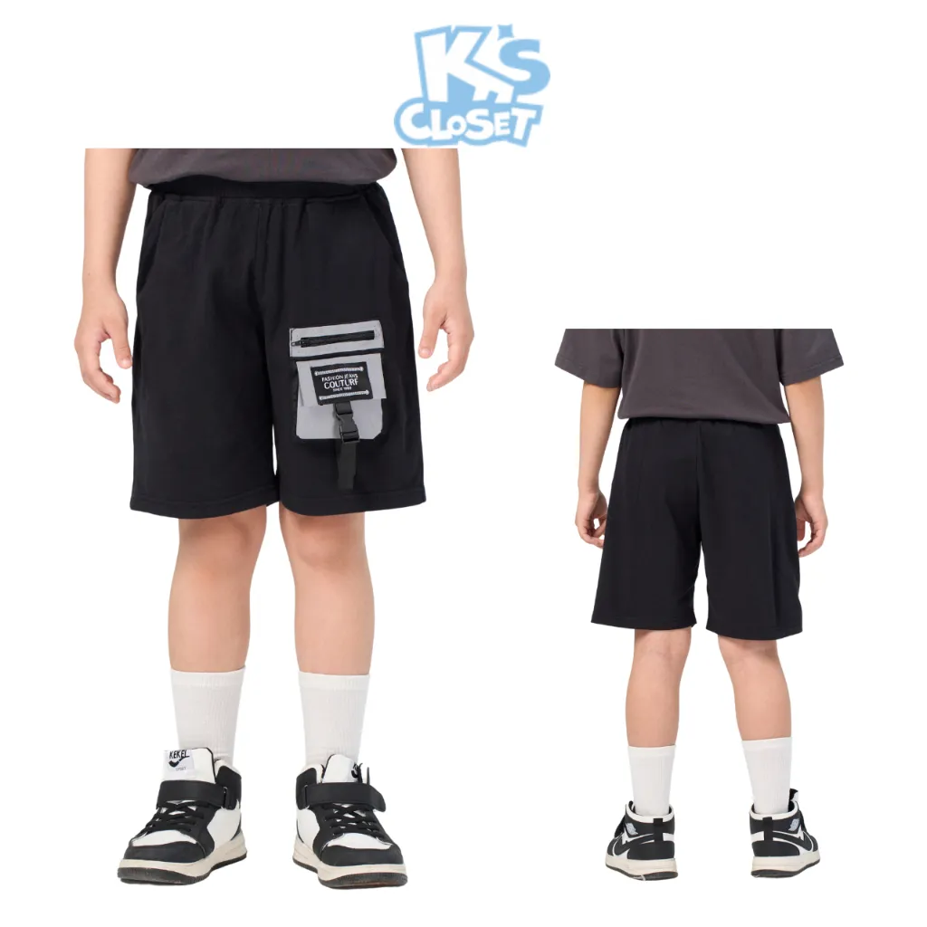 Ảnh Quần Đùi K'S CLOSET Chất Liệu Vải Cotton Có 1 Túi Hộp Cho Bé Trai (2-14 tuổi) từ 10kg-55kg KT027FIS, E010FIS 2