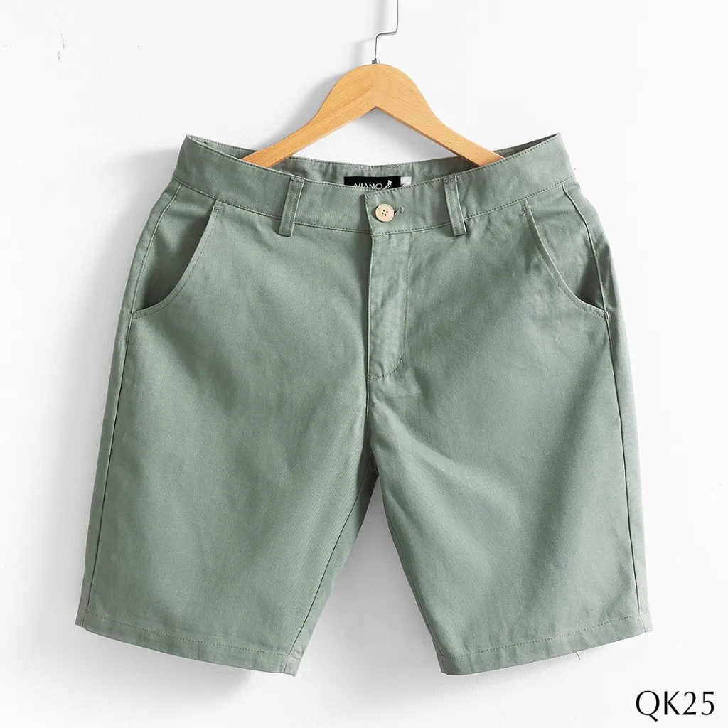 Ảnh Quần Đùi Nam AVIANO Chất Liệu Hàn Quốc, Quần Short Nam Kaki 6 Màu Basic Dễ Phối Đồ 4