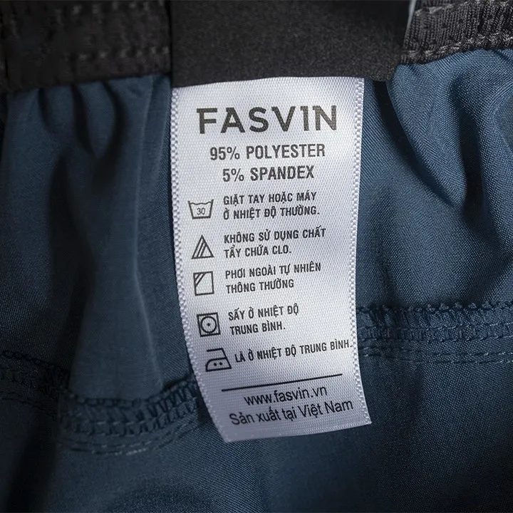 Ảnh Quần đùi nam BIGSIZE FASVIN D20206.HN chất vải gió co giãn mềm mát túi có khóa cho người từ 80-120kg 4
