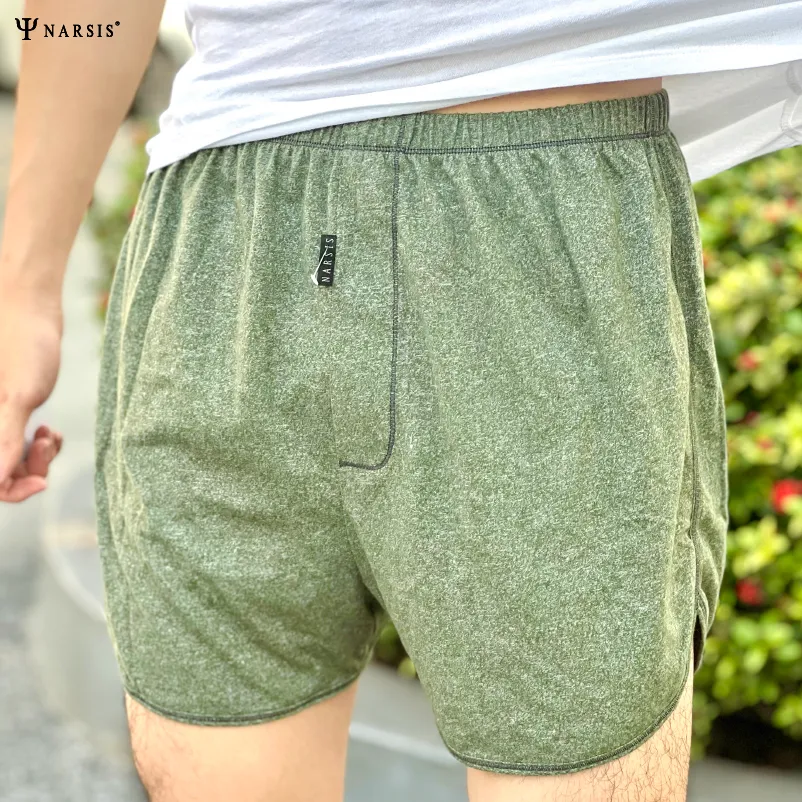 Ảnh Quần Đùi Nam Mặc Nhà Narsis Bigsize S23011 Chất Vải Cotton, Cạp Chun Co Giãn Tốt, Êm Mềm 2
