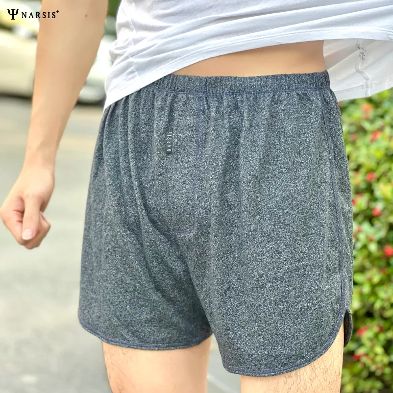 Ảnh Quần Đùi Nam Mặc Nhà Narsis Bigsize S23011 Chất Vải Cotton, Cạp Chun Co Giãn Tốt, Êm Mềm 3