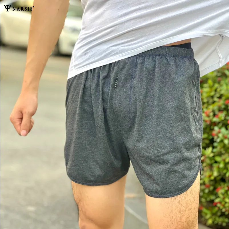 Ảnh Quần Đùi Nam Mặc Nhà Narsis Bigsize S23011 Chất Vải Cotton, Cạp Chun Co Giãn Tốt, Êm Mềm 4