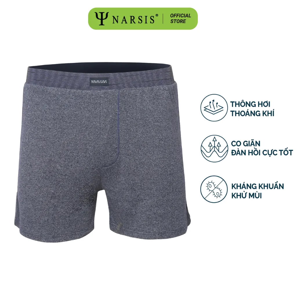 Ảnh Quần Đùi Nam Narsis, Big Size, Chất đa dạng, Mềm Mại, Thoáng Khí, Hàng Thiết Kế Chính Hãng 2