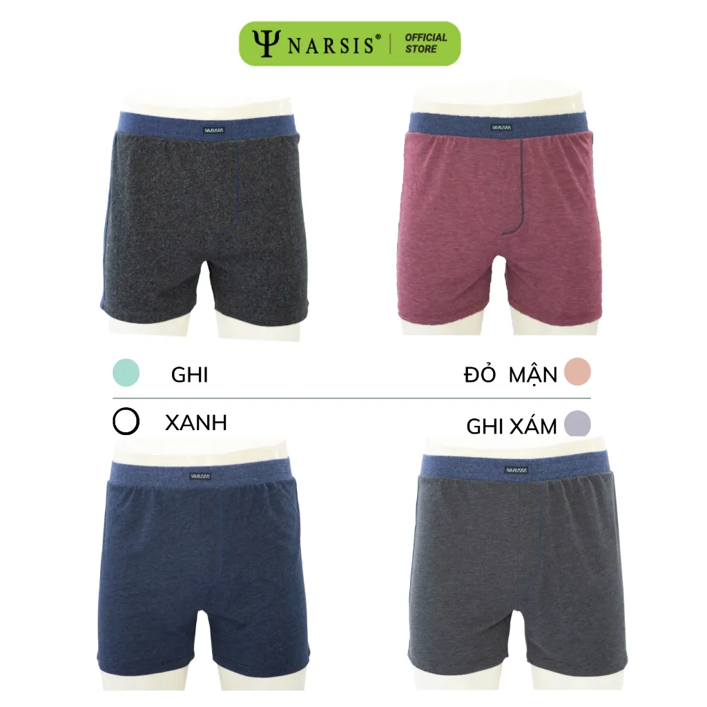 Ảnh Quần Đùi Nam Narsis Bigsize Chất Cotton Mềm Mại, Thoáng Khí, Hàng Thiết Kế Chính Hãng 2