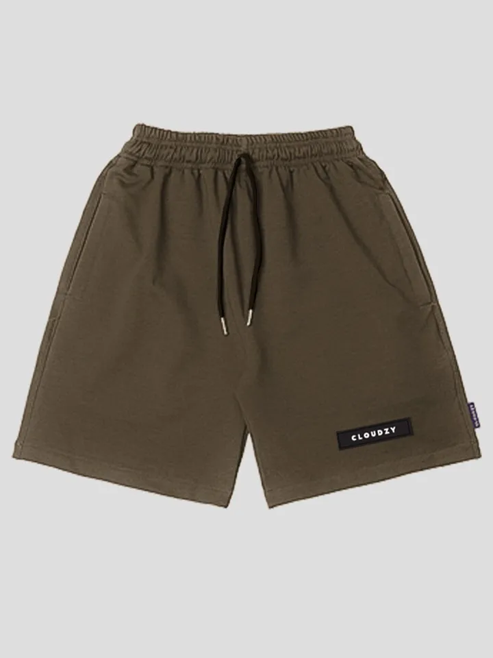 Ảnh Quần đùi nam nữ nỉ cao cấp cotton form rộng mềm mịn unisex ống rộng cạp cao bigsize CLOUDZY QS TRƠN 2