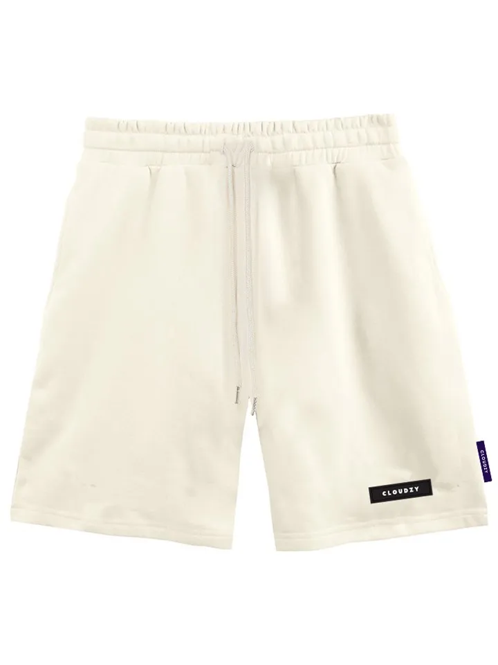 Ảnh Quần đùi nam nữ nỉ cao cấp cotton form rộng mềm mịn unisex ống rộng cạp cao bigsize CLOUDZY QS TRƠN 3