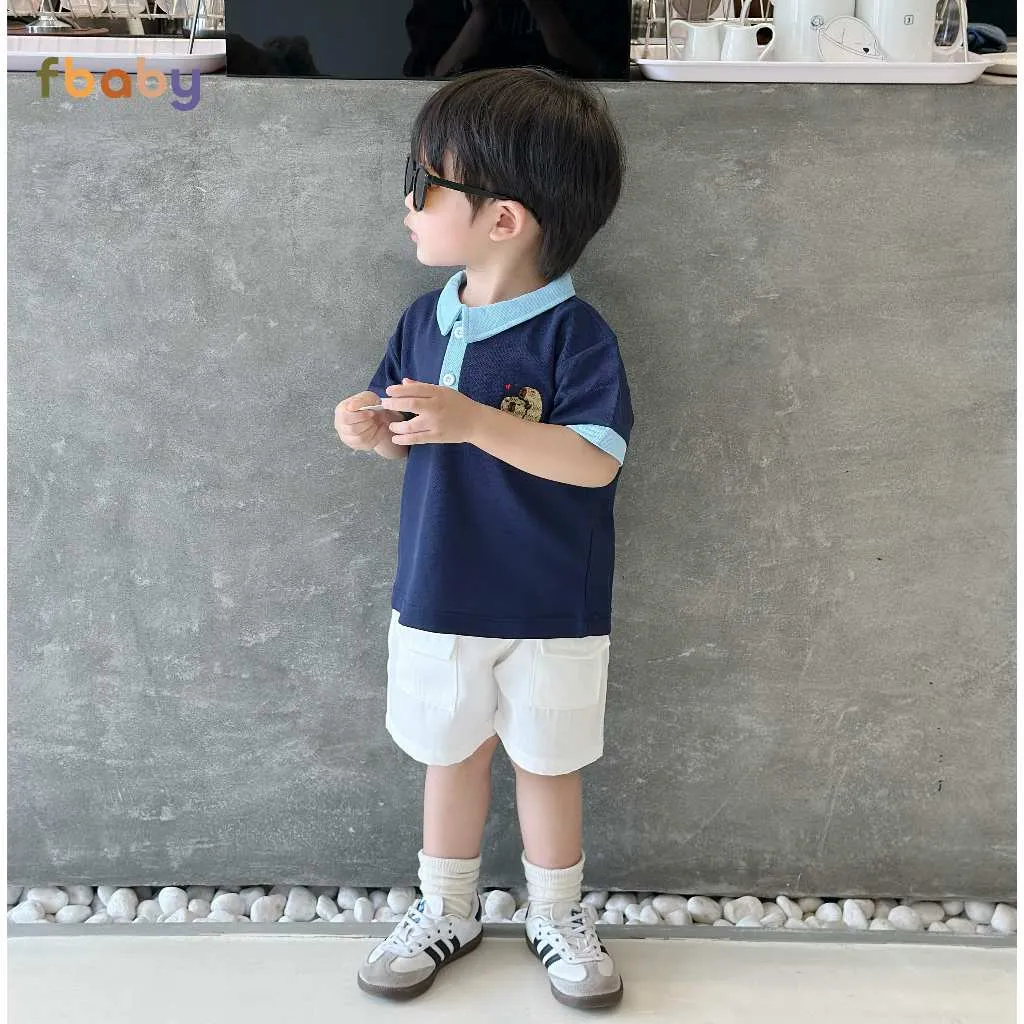 Ảnh Quần Đùi Short Bé Trai Fbaby Chất Liệu Kaki Co Giãn Thiết Kế Túi Hộp Thoáng Mát Phong Cách Thể Thao Đi Chơi, Đi Học 4