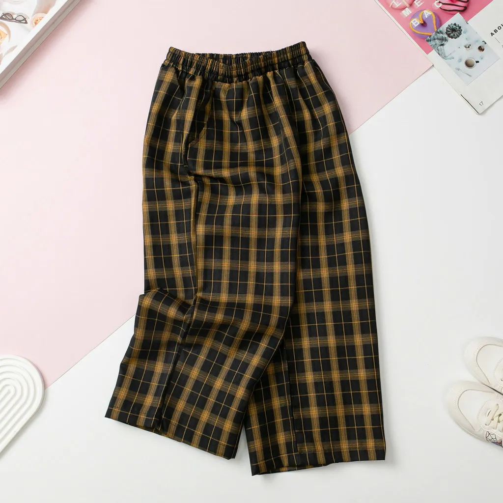 Ảnh Quần vải dài mát, mềm mịn Bé gái LITIBABY kẻ caro size 6 đến 16 tuổi 4