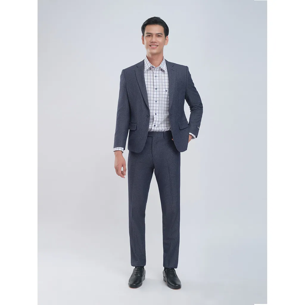 Ảnh Quần vest VIETTIEN chất liệu da phom regular fit VT00000113 2