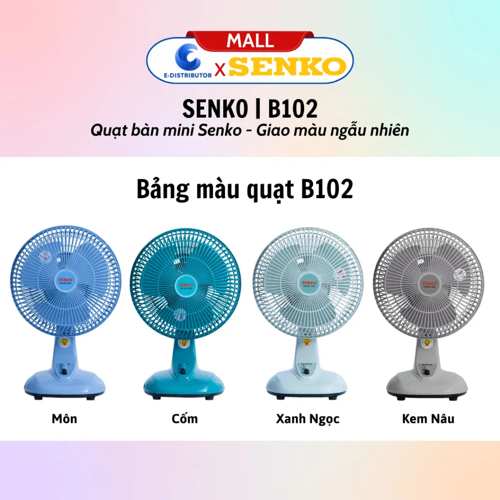 Ảnh Quạt bàn mini SENKO B102 - màu ngẫu nhiên 2