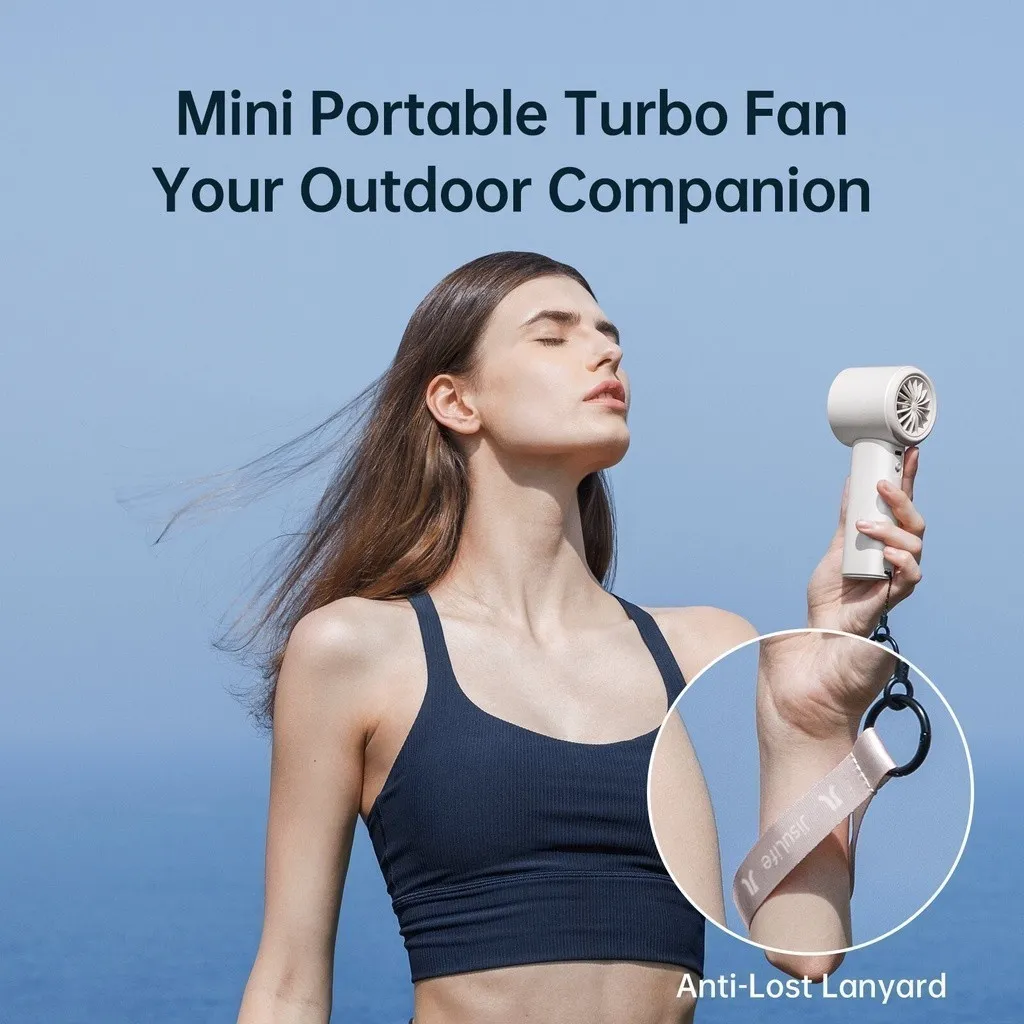 Ảnh Quạt Cầm Tay Cao Cấp JISULIFE FA53 Pro1 ABS | 100 Cấp Gió | Pin 3600mAh Sử Dụng Đến 12H | Bảo Hành Chính Hãng 12 Tháng 2