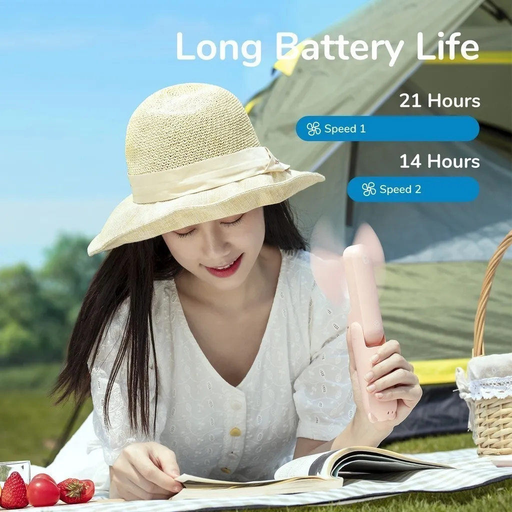 Ảnh Quạt Cầm Tay Gấp Gọn JISULIFE F8X 4500mAh | 3 Cấp Gió | Tích Hợp Sạc Dự Phòng Và  Đèn Pin | Bảo Hành Chính Hãng 12 Tháng 3