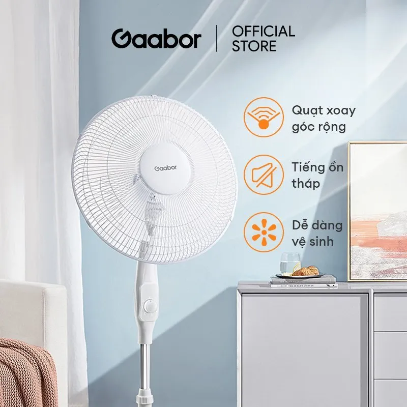 Ảnh Quạt cây đứng Gaabor FM430M-WH05A xoay tự động tuần hoàn có 3 chế độ gió tùy chỉnh - Hàng chính hãng 4