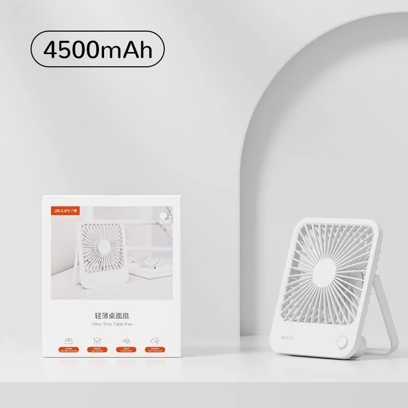Ảnh Quạt Để Bàn Tích Điện 4 Cấp Độ Gió JISULIFE FA26A | Pin 2000mAh Sử Dụng Lên Đến 6H | Bảo Hành Chính Hãng 12 Tháng 4