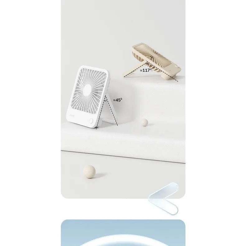 Ảnh Quạt Để Bàn Tích Điện 4 Cấp Độ Gió JISULIFE FA26 | Pin 4500mAh Sử Dụng Lên Đến 15H | Bảo Hành Chính Hãng 12 Tháng 3