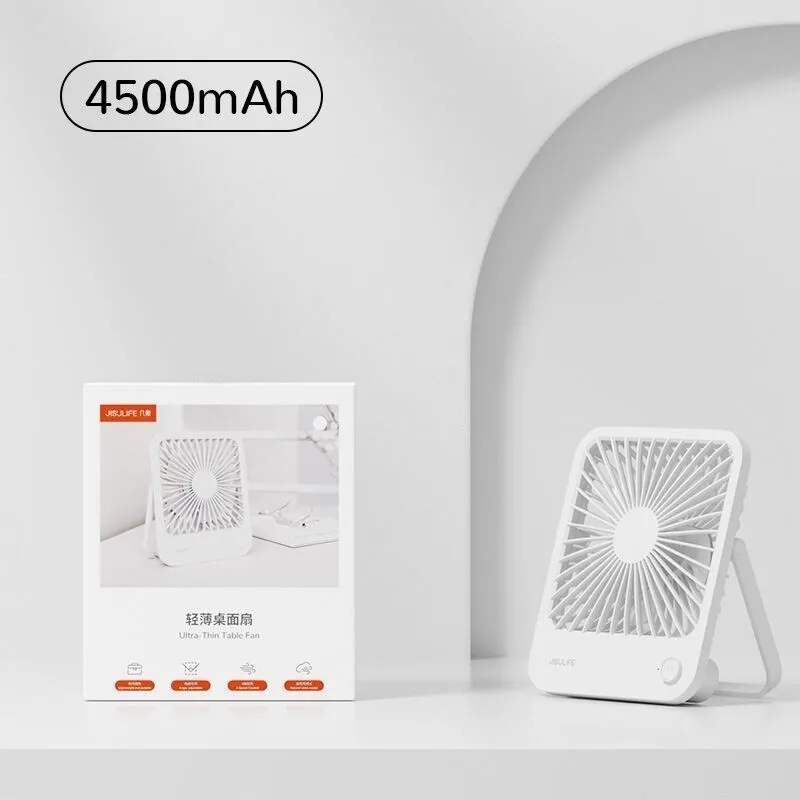 Ảnh Quạt Để Bàn Tích Điện JISULIFE FA26A ABS Xoay 120 Độ - Pin 2000mAh Sử Dụng Lên Đến 6H Chính Hãng - Bảo Hành 12 Tháng 4