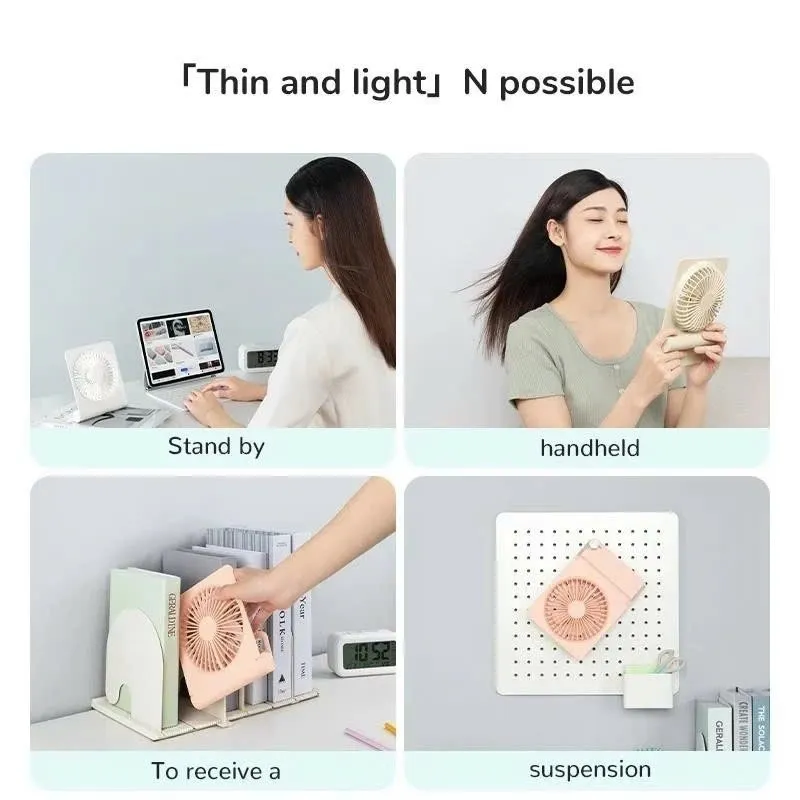 Ảnh Quạt mini để bàn di động 4500mAh Jisulife FA28 | Hoạt động êm ái không gây tiếng ồn | 4 cấp độ gió | BH 12 tháng 1 đổi 1 3
