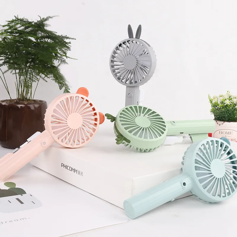 Ảnh Quạt mini tích điện 3 cấp độ gió cực mát, thiết kế nhỏ gọn_GIFT 1