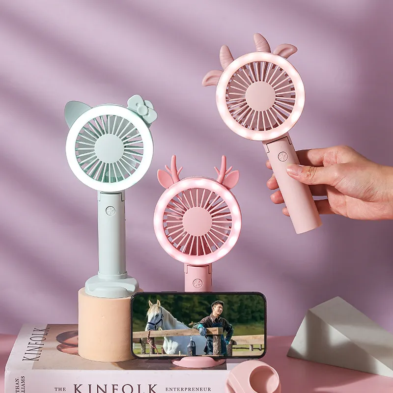 Ảnh Quạt mini tích điện 3 cấp độ gió cực mát, thiết kế nhỏ gọn_GIFT 4