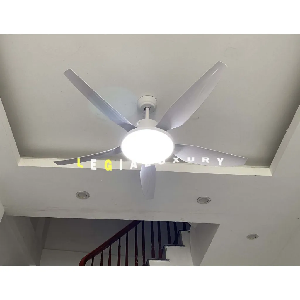 Ảnh Quạt Trần Đèn Gió Mạnh LÊ GIA LGFAN668T - Chiều Cao 38cm - Sải Cánh 142cm - Bảo Hành 5 Năm 3
