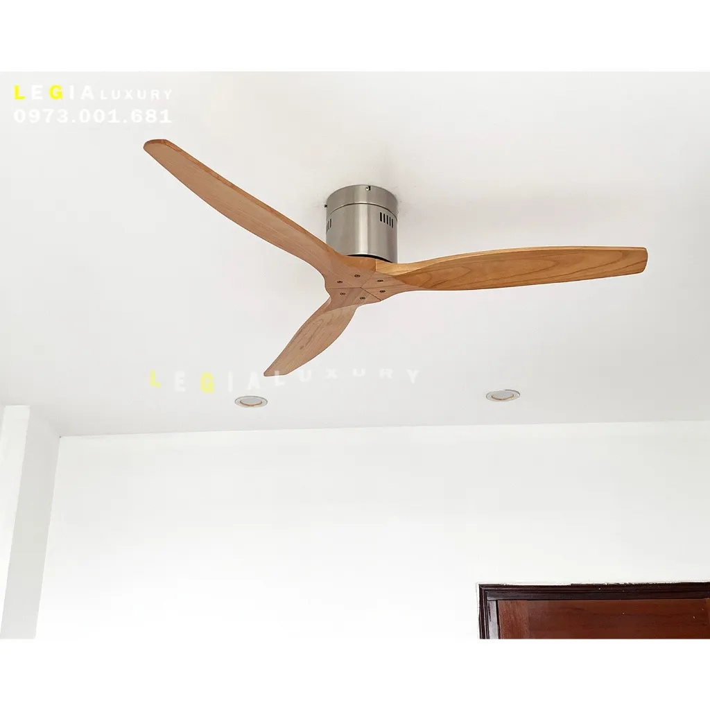 Ảnh Quạt Trần Gỗ Phong Cách Đông Dương LÊ GIA LGFAN689V - Chiều Cao 23cm - Sải Cánh 132cm - Bảo Hành 5 Năm 4
