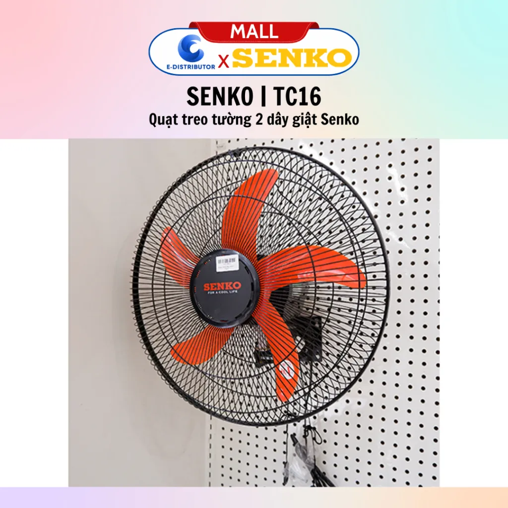 Ảnh Quạt treo tường 2 dây Senko TC16 - Hàng Chính Hãng 4