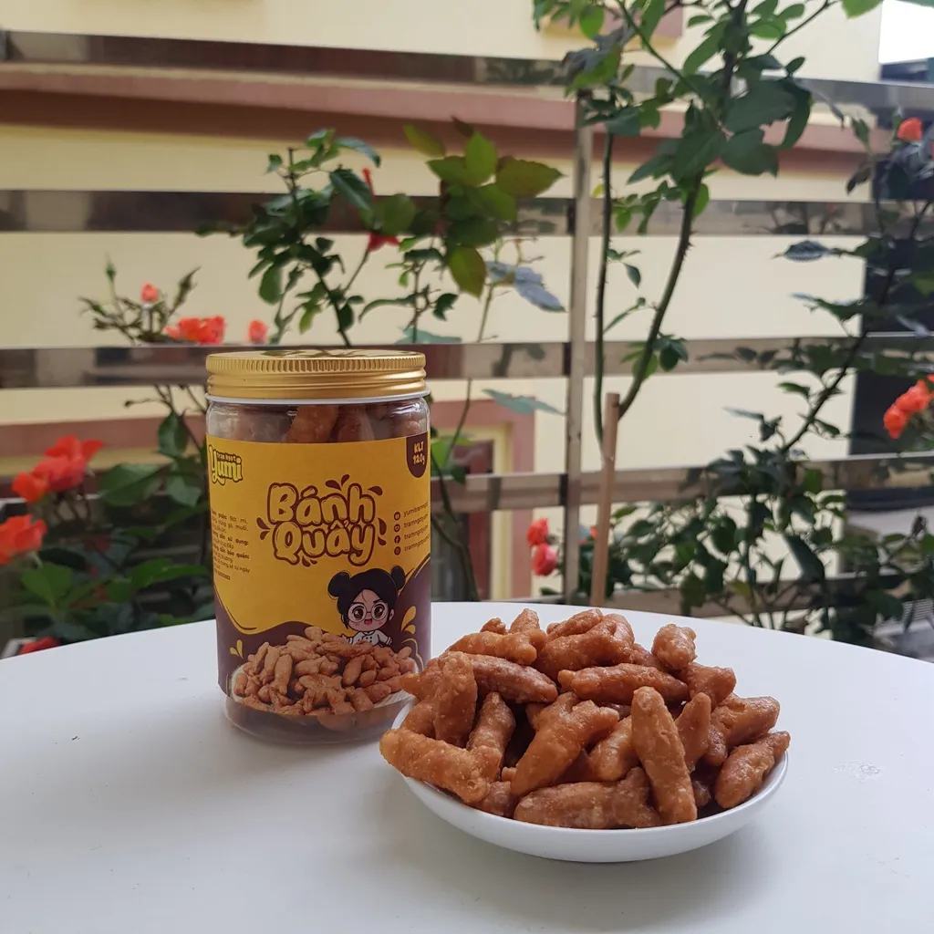 Ảnh Quẩy cá phủ đường Yumi bánh ngọt ăn vặt giòn rụm thơm ngon 1