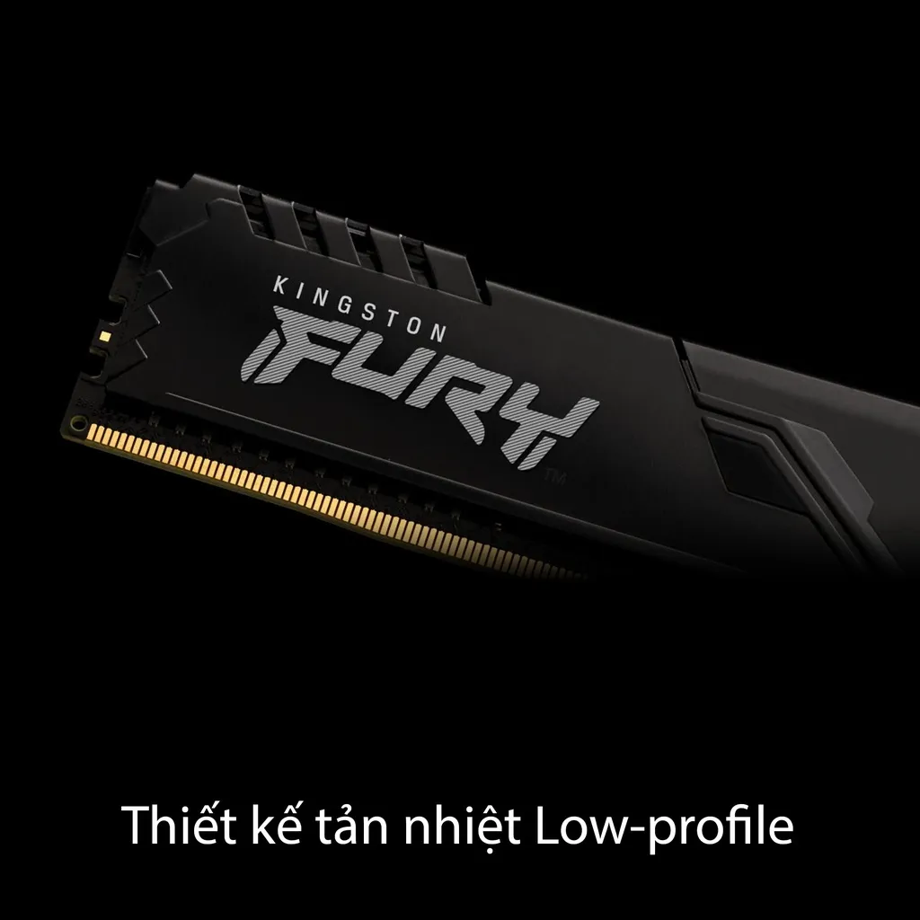 Ảnh RAM Desktop Kingston Fury Beast DDR4 Bus 3200Mhz (KF432C16BB/8) | Bảo hành trọn đời 4