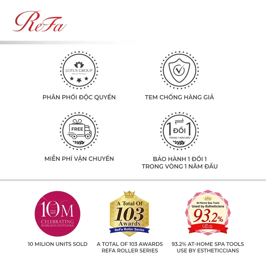 Ảnh ReFa CARAT RAY Cây lăn nâng cơ cao cấp, thon gọn mặt và cơ thể 2