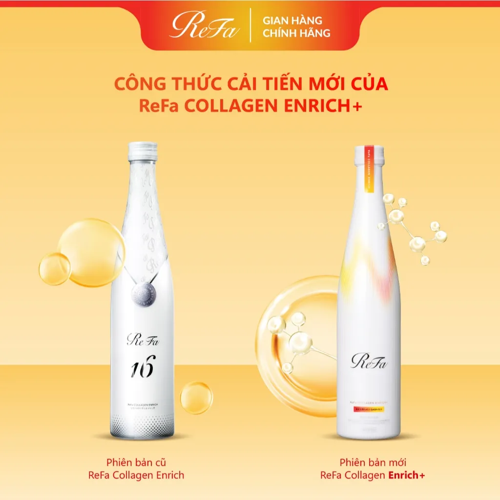 Ảnh ReFa Collagen Enrich+ 480ml - Thực phẩm bảo vệ sức khỏe ReFa Collagen Enrich+ 2