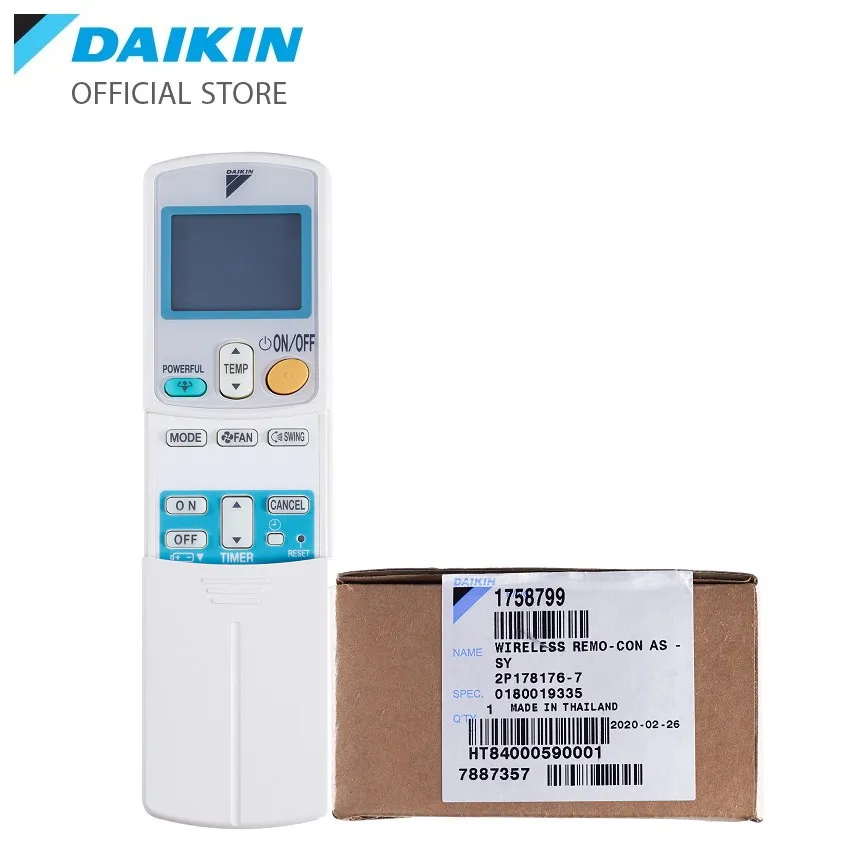 Ảnh Remote ARC433A73 cho máy điều hòa Daikin FT50/60FVM, FTC50/60NV1V, FTE50/60KV1, FTE50/60LV1V, FTE50/60MV16 2
