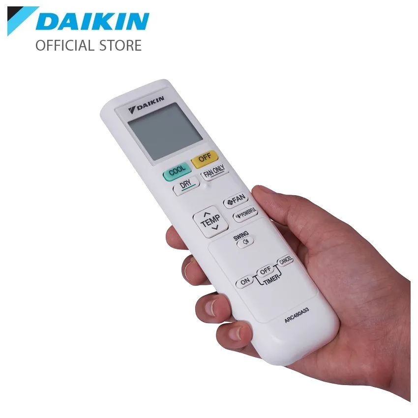 Ảnh Remote ARC480A33 cho máy điều hòa Daikin ATF25/35UV1V, FTC25/35NV1V, FTF25/35UV1V 2