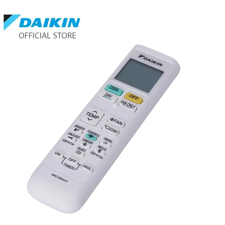 Ảnh Remote ARC480A47 cho máy điều hòa Daikin FTKC25/35UAVMV ATKC25/35UAVMV 2