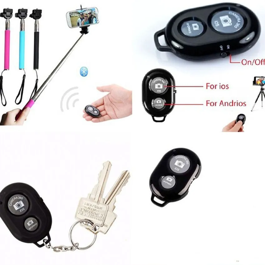 Ảnh Remote chụp ảnh tự sướng M1,  nút bấm điều khiển bluetooth chụp hình từ xa cho điện thoại thông minh - HOLOCOM 3