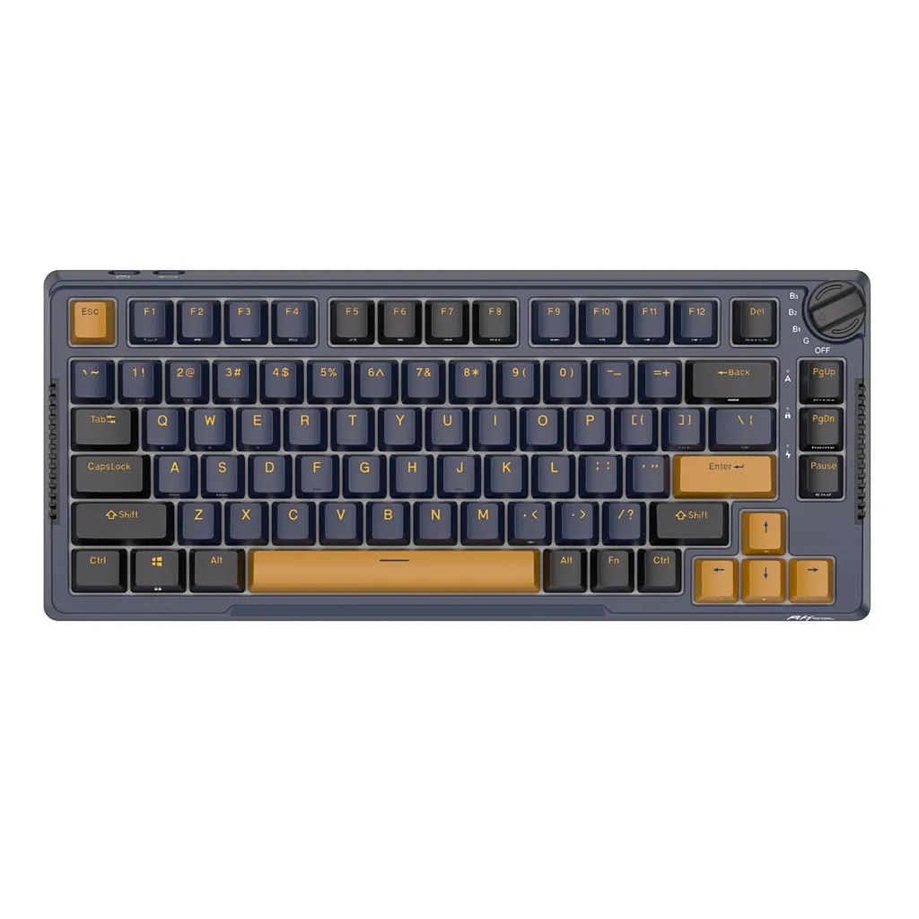 Ảnh Rk H81 Máy Thời Gian Màu Sắc Phù Hợp Với Royal Kludge 81 Phím Ba Chế Độ Cấu Trúc Bàn Phím Rgb Cáp 2.4g Không Dây Ba Chế Độ 81 Chìa Khóa 4