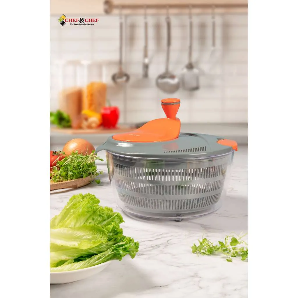 Ảnh Rổ Quay Rau CHEF&CHEF 4L – Xoay Nhanh, Vắt Kiệt Nước, Tiện Lợi & Hiệu Quả 3