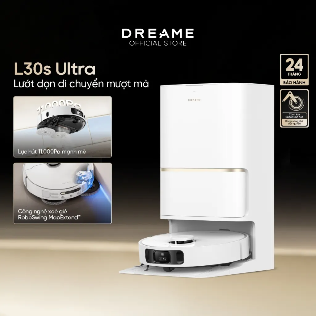 Ảnh Robot hút bụi lau sàn chuyên dụng Dreame L30s Ultra/ X30 Ultra - Bản quốc tế - Bảo hành 24 tháng 2