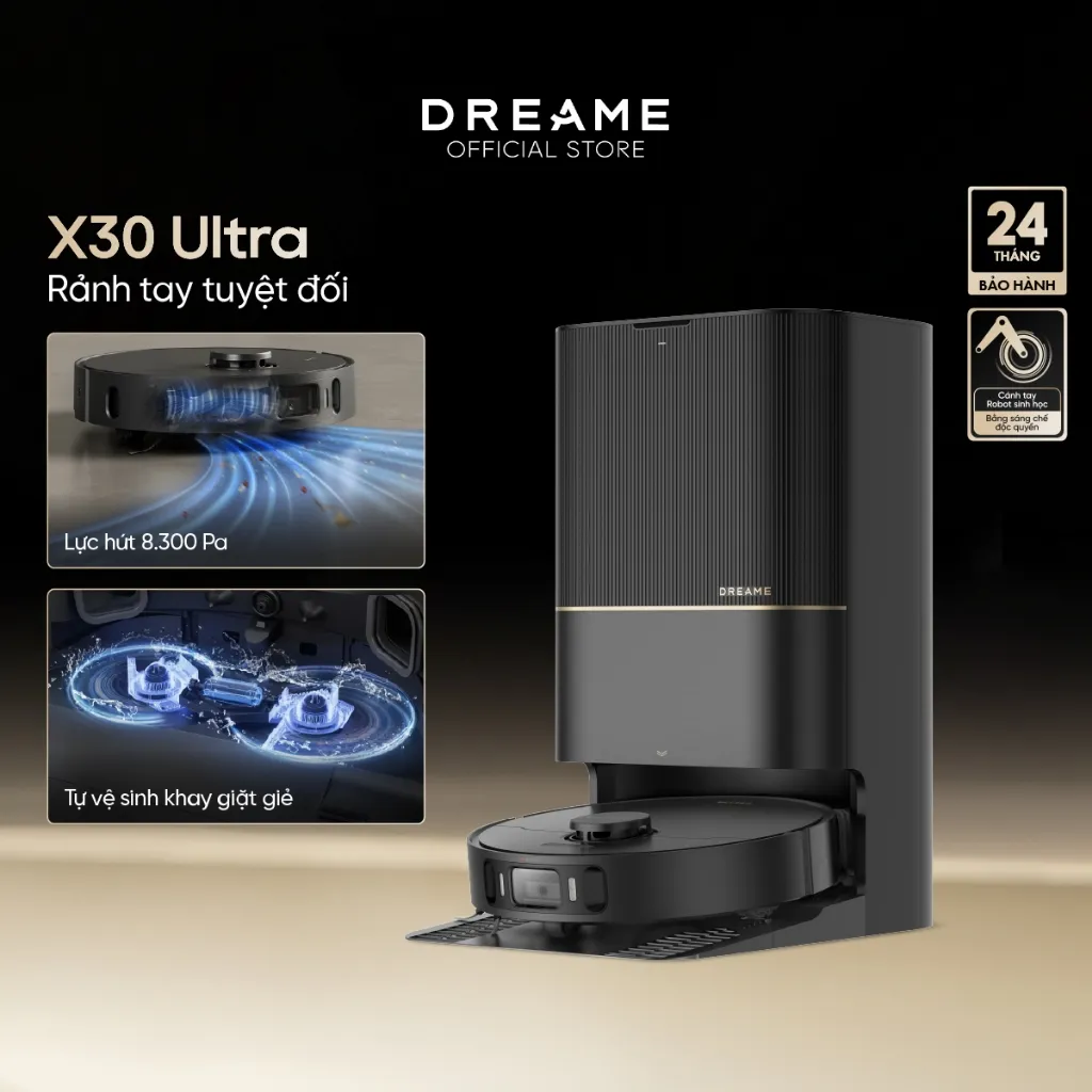 Ảnh Robot hút bụi lau sàn chuyên dụng Dreame X30 Ultra - Bản quốc tế - Bảo hành 24 tháng 2