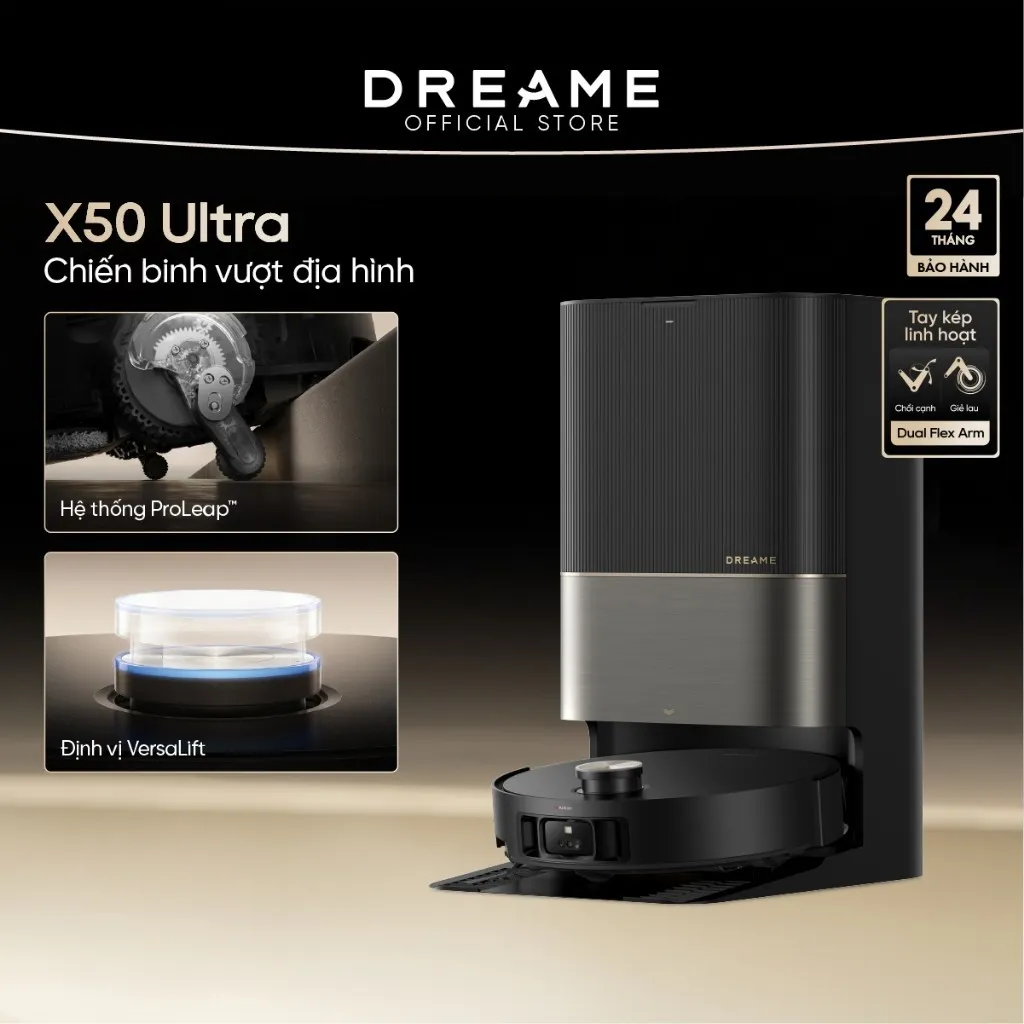 Ảnh Robot hút bụi lau sàn chuyên dụng Dreame X50 Ultra - Bản Quốc Tế - Bảo Hành 24 Tháng 2