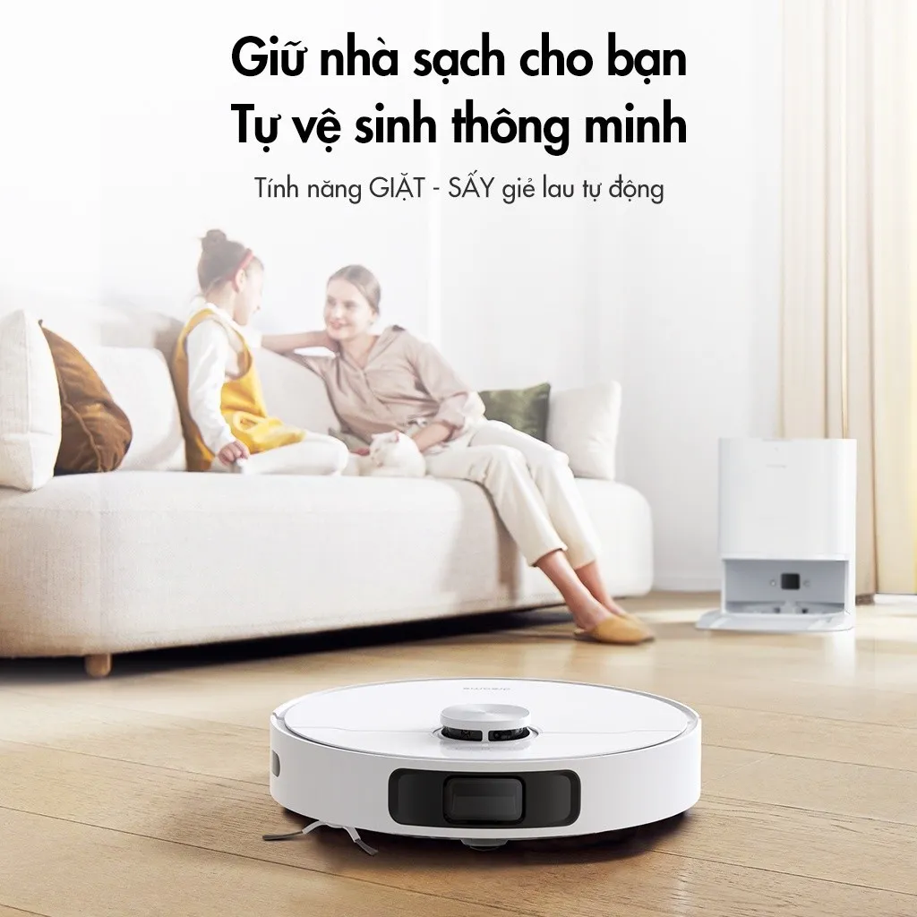 Ảnh Robot lau sàn hút bụi tự làm sạch Dreame L10 Prime - Bản Quốc tế - BH 24 Tháng 3