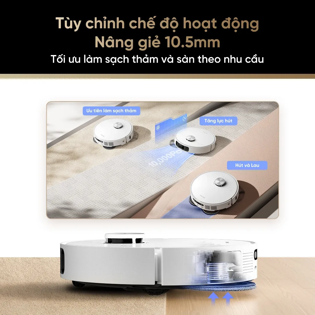 Ảnh Robot lau sàn hút bụi tự làm sạch Dreame L10s Ultra Gen 2/ L10 Ultra / D20 Ultra- Bản quốc tế - BH 24 Tháng 3