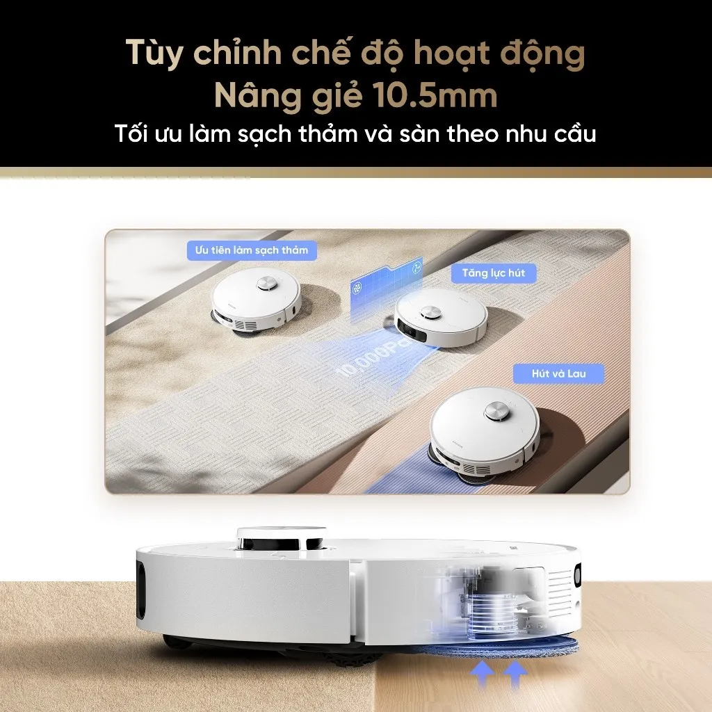 Ảnh Robot lau sàn hút bụi tự làm sạch thông minh Dreame L10s Ultra Gen 2 / L10s Ultra SE - Bản quốc tế - Bảo Hành 24 tháng 3
